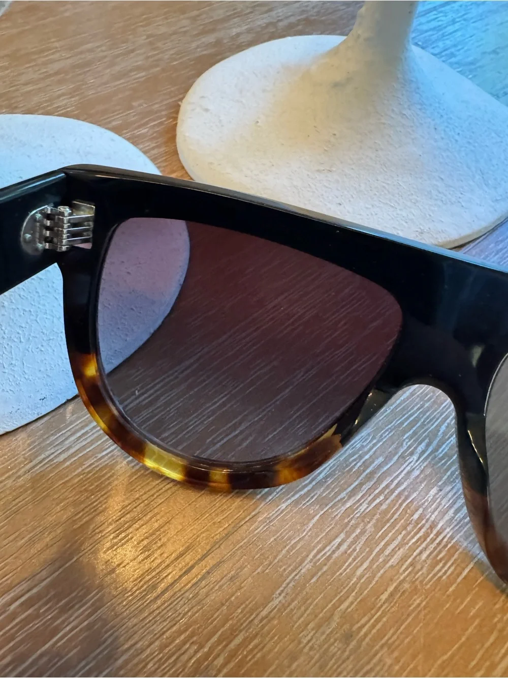 Celine Black and Tortoiseshell Sunglasses